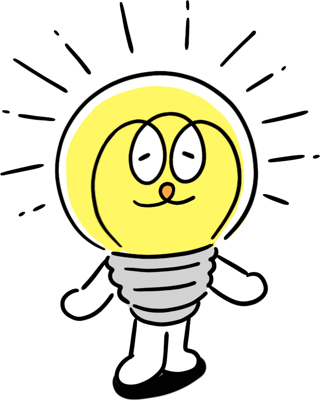 電球のキャラクター